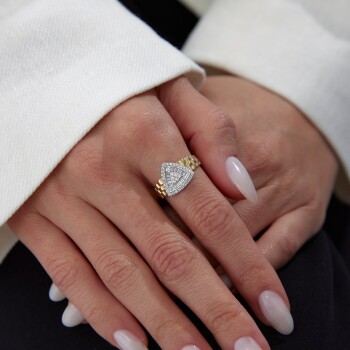 Trapez Kordon Yüzük - Cemart