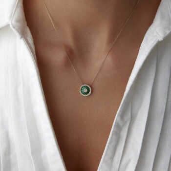 Trapez Nature Kolye - Cemart (1)