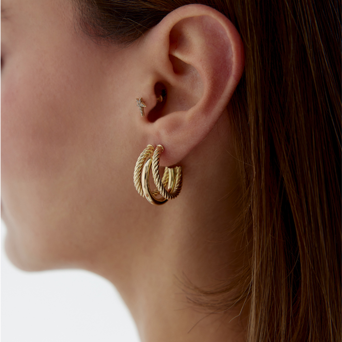 Tri Glow Küpe - Mazal (1)