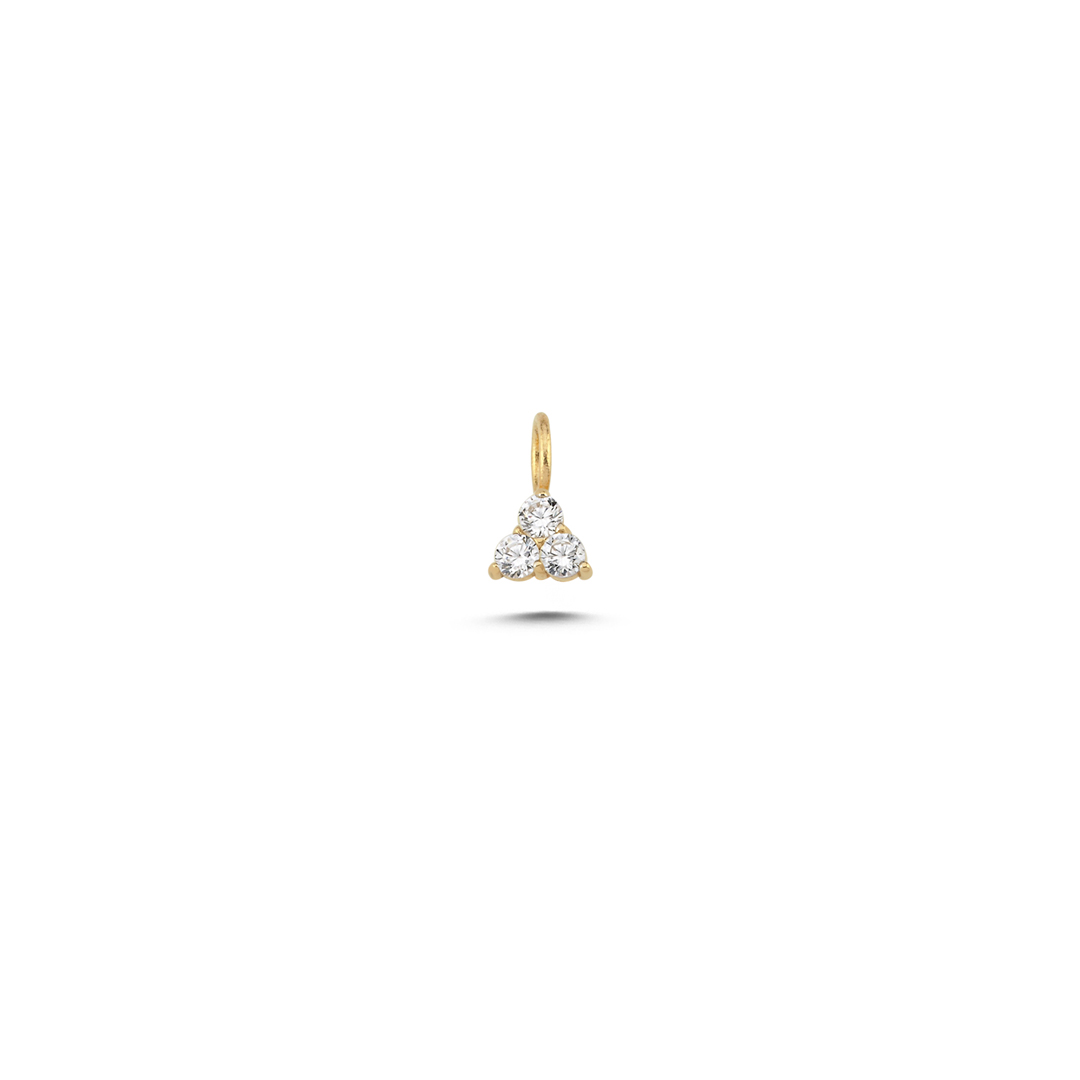 Tria Beyaz Taşlı Charm - 1