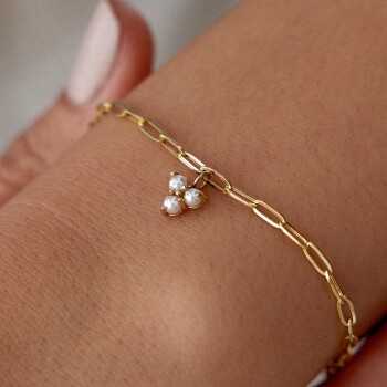 Tria İnci Charm Bileklik - Alen (1)