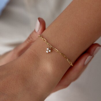 Tria İnci Charm Bileklik - Alen