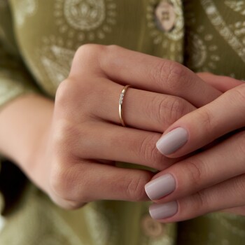 Tria Minimal Yüzük - Cemart