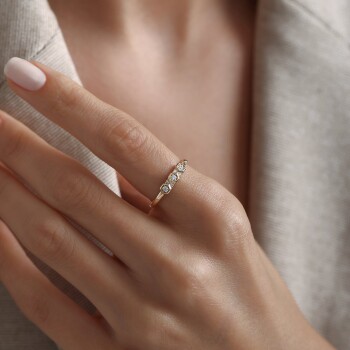 Tria Stone Yüzük - Rayna