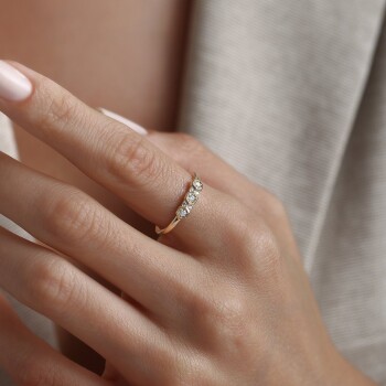 Tria Stone Yüzük - Rayna (1)