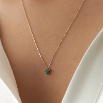 Tria Yeşil Kolye - Rayna (1)