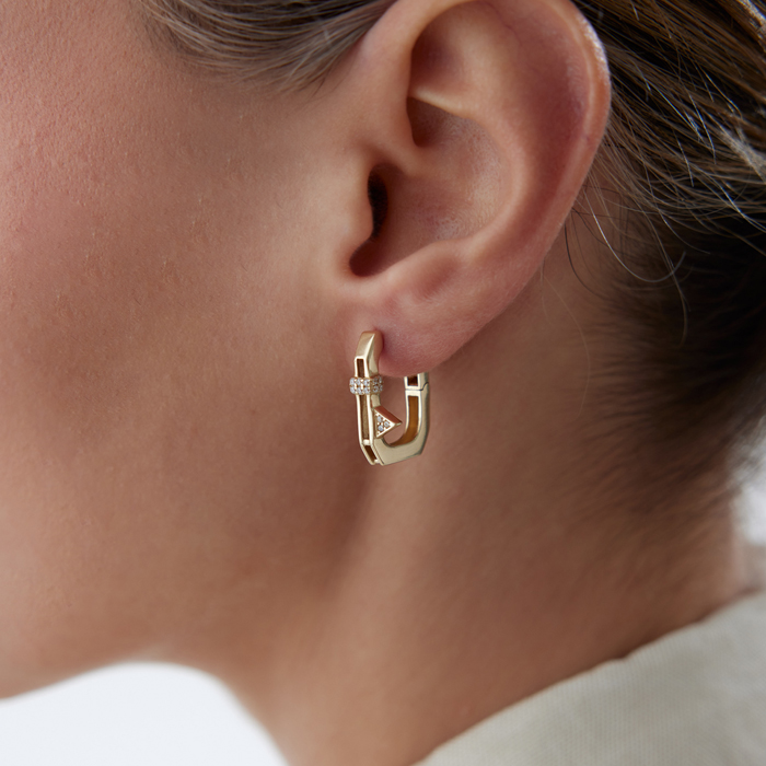 Triangle Ataç Küpe - Cemart