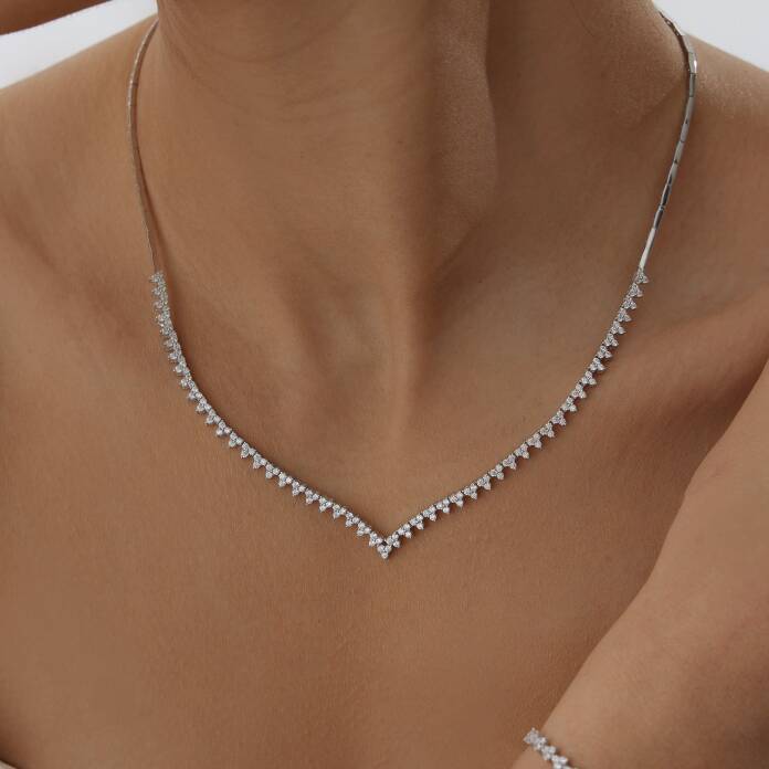 Triangle Taşlı Set - 1