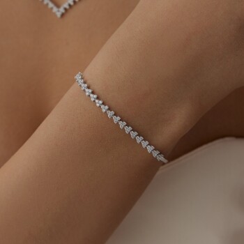 Triangle Taşlı Set - 3