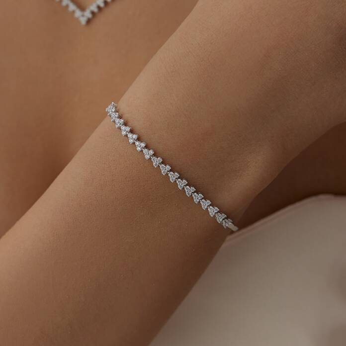 Triangle Taşlı Set - 3