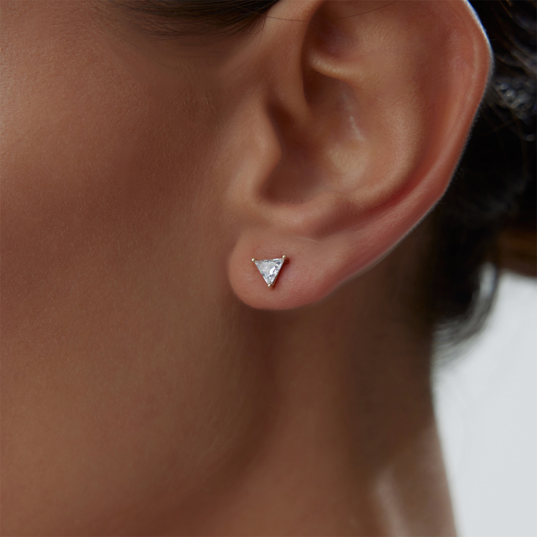 Triangle Vidalı Küpe - 2