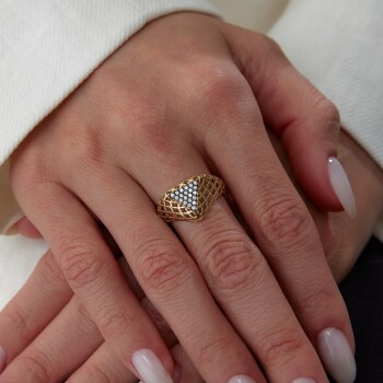 Tringle Kafes Yüzük - Alen