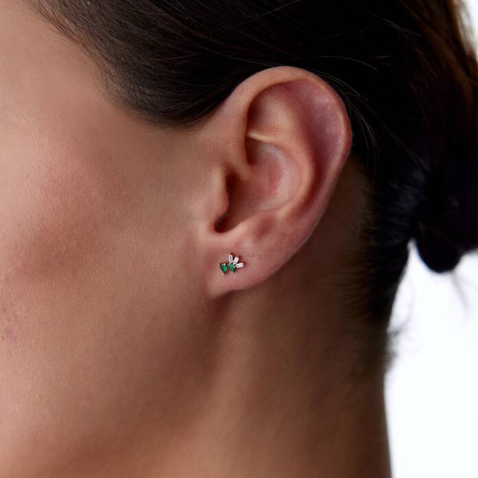 Trio Baget Renkli Küpe - 1