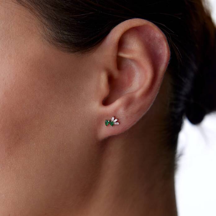 Trio Baget Renkli Küpe - 2