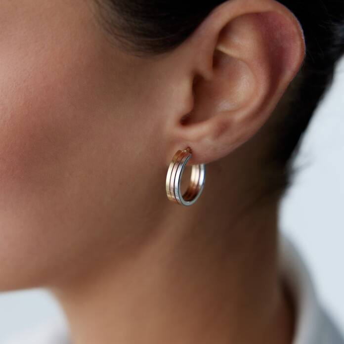 Trio Color Ring Küpe - 2