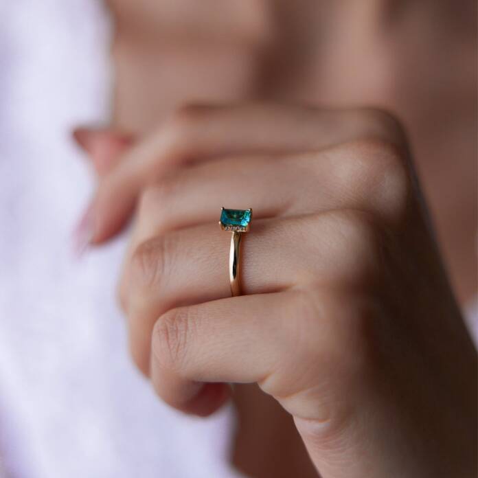 Turkuaz Baget Yüzük - 2