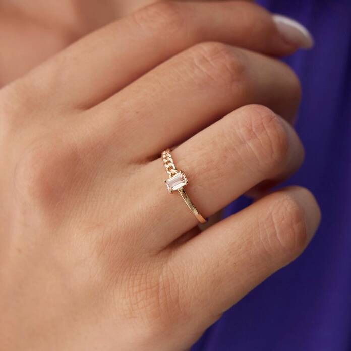 Turuncu Caroline Yüzük - 2