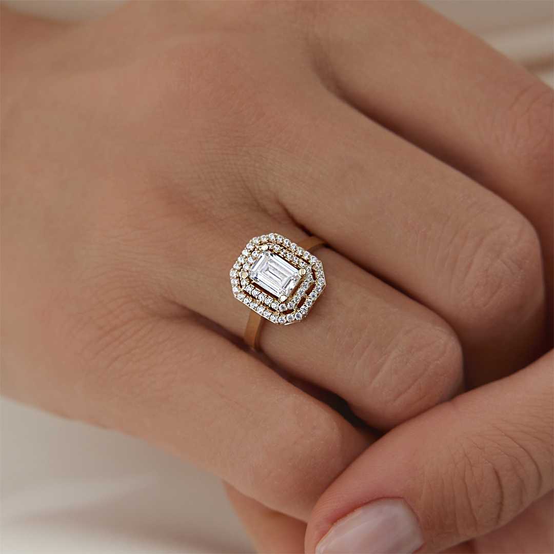 Twin Frame Baget Yüzük - 1