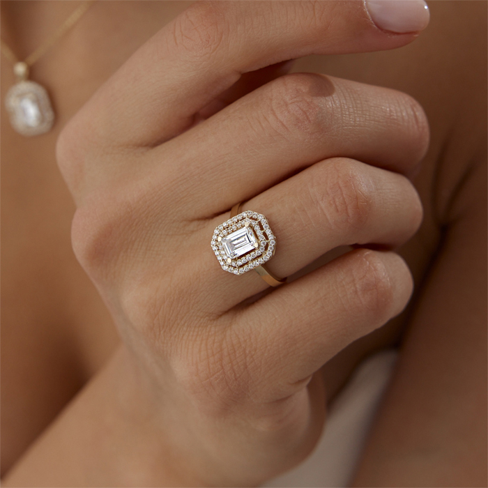 Twin Frame Baget Yüzük - Oragold Orhan (1)