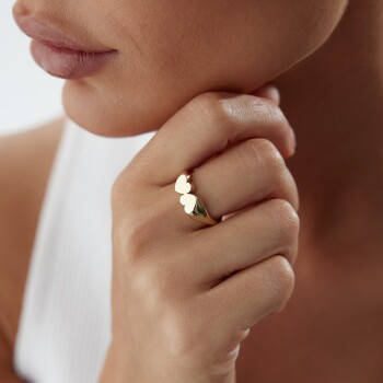 Twin Heart Yüzük - Nüans