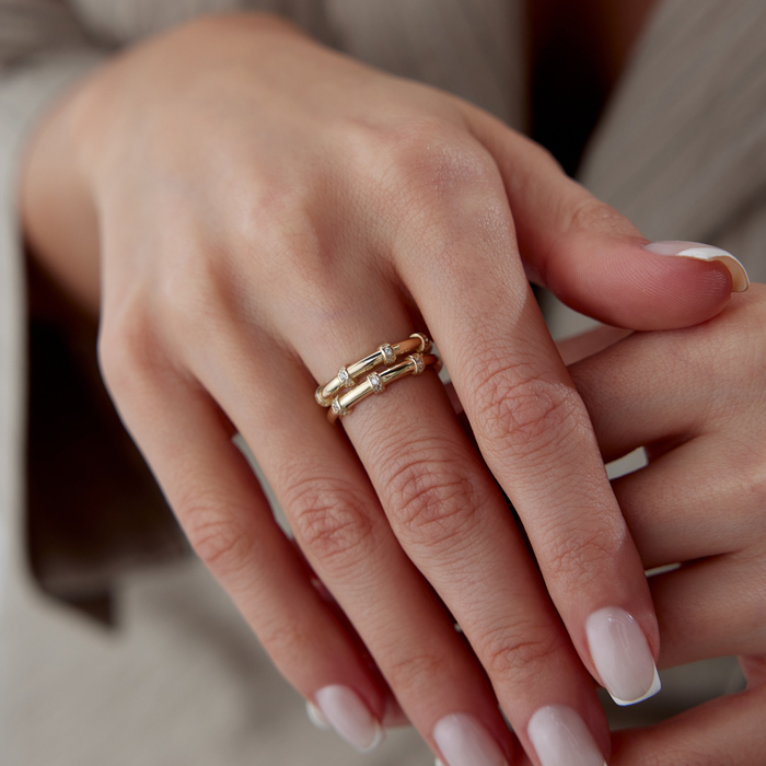 Twin Line Yüzük - Rayna (1)