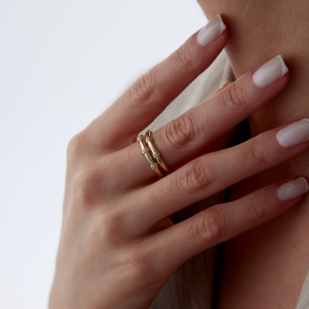 Twin Line Yüzük - 3