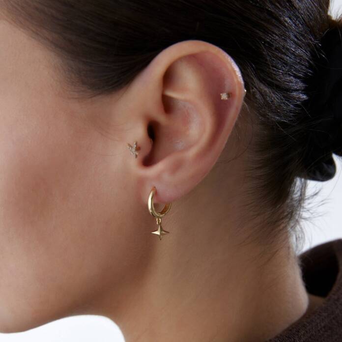 Twinkle Halka Sallantılı Küpe - 2