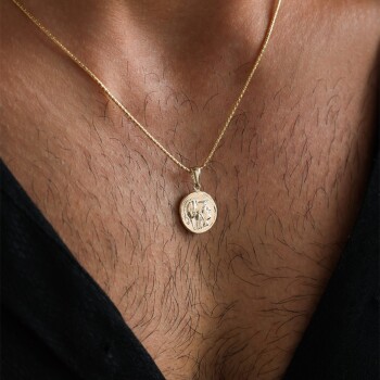 Type 3 Madalyon Erkek Kolye - Koçak (1)