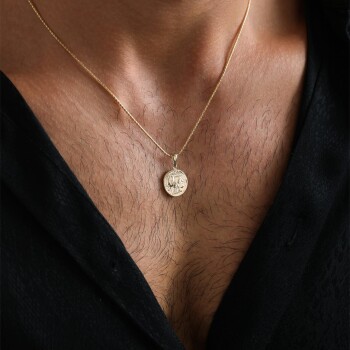 Type 3 Madalyon Erkek Kolye - Koçak