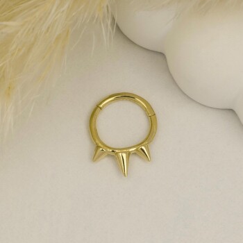 Üç Diken Motifli Helix Piercing - 3