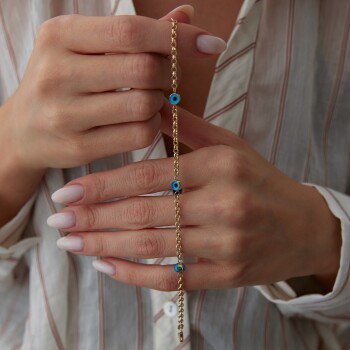 Üç Göz Nazar Bileklik - Milan