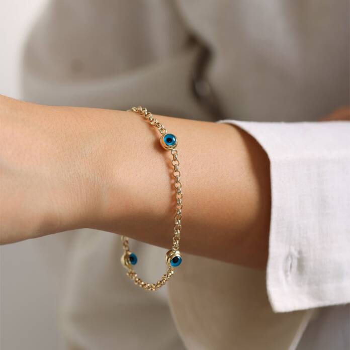 Üç Gözlü Nazar Bileklik - 1