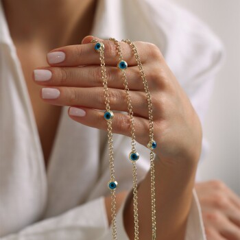 Üç Gözlü Nazar Bileklik - 4