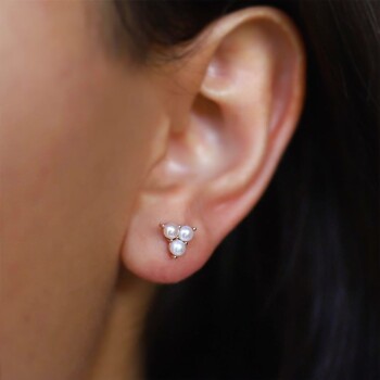 Üç İnci Küpe - Rayna