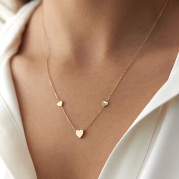 Üç Kalpli Kolye - Rayna