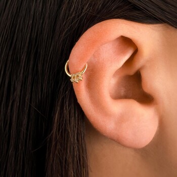 Üç Ok Helix Piercing - 2