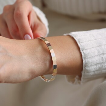 Üç Renkli Bakla Kelepçe - Haskar