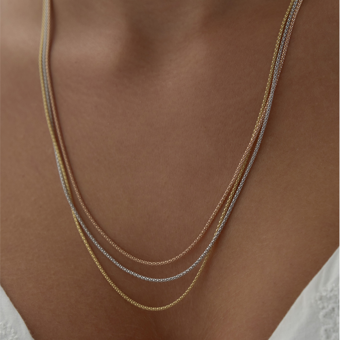 Üç Renkli Luminor Zincir - Taç