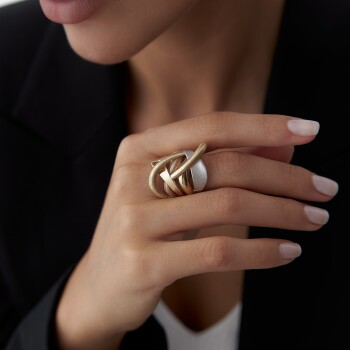 Üç Renkli Simli Yüzük - Koçak (1)