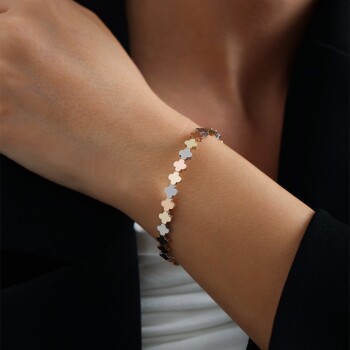 Üç Renkli Yonca Kelepçe - Haskar