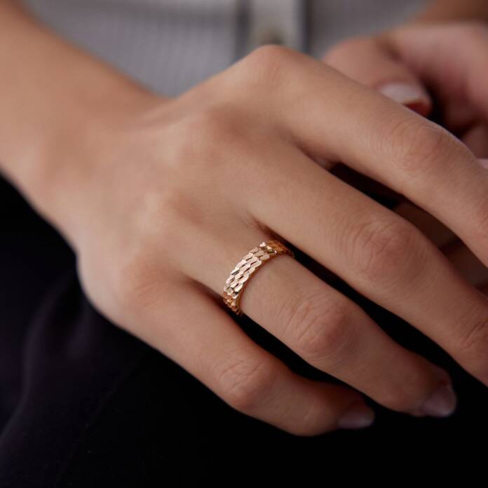 Üç Sıra Burma Yüzük - 3