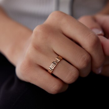 Üç Sıra Burma Yüzük - 4