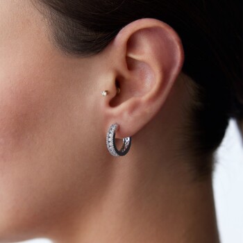 Üç Sıra Tamtur Küpe - 1