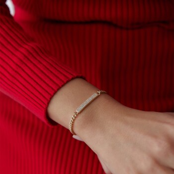 Üç Sıra Taşlı Bileklik - Rayna (1)