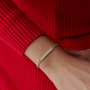 Üç Sıra Taşlı Bileklik - Rayna