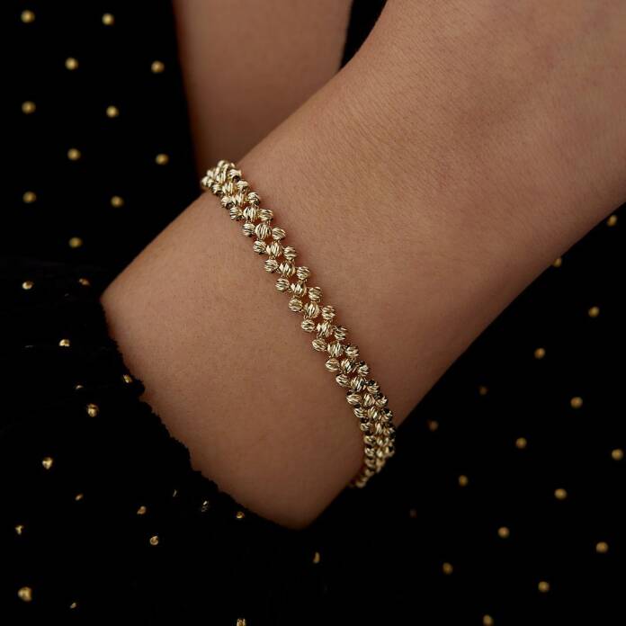 Üç Sıra Top Dorica Bileklik - 1