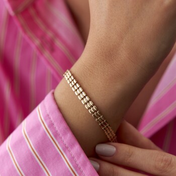 Üç Sıralı Pullu Bileklik - Özer