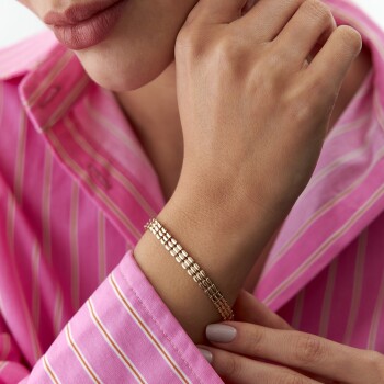 Üç Sıralı Pullu Bileklik - Özer (1)