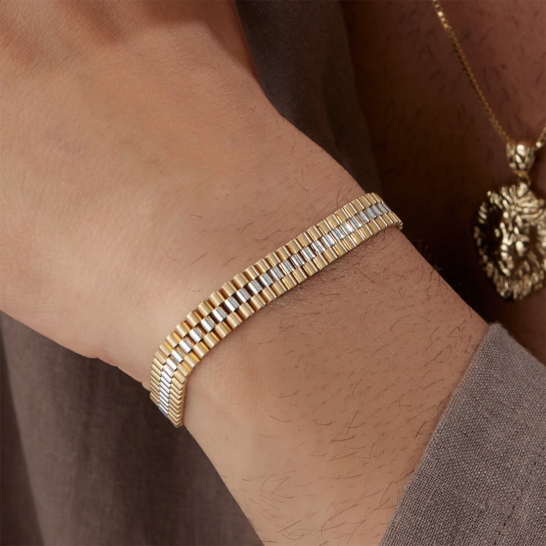 Üç Sıralı Sık Kordon Bileklik - 3