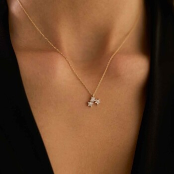 Üç Yıldız Kolye - Alen